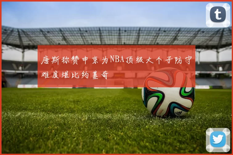唐斯称赞申京为NBA顶级大个子防守难度堪比约基奇